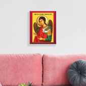 Aartsengel Michaël Canvas Afdruk (Insitu (Woonkamer))