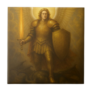 Aartsengel Michaël – Goddelijke Beschermer van het Tegeltje
