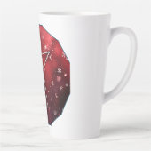 Aartsengel Michael Sigil Digitale kunst Latte Mok (Rechts)