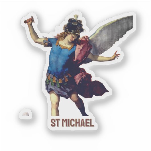Aartsengel Michaël Sticker (Voorkant)
