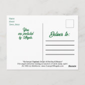 Aartsengel Rafaël Genezer Engel Godin Heling Briefkaart (Achterkant)