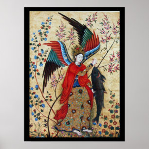 AARTSENGEL RAPHAEL EN DE VIS POSTER