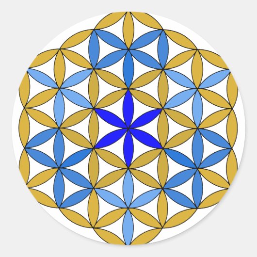 Aartsengel Sandalphon2 Ronde Sticker (Voorkant)