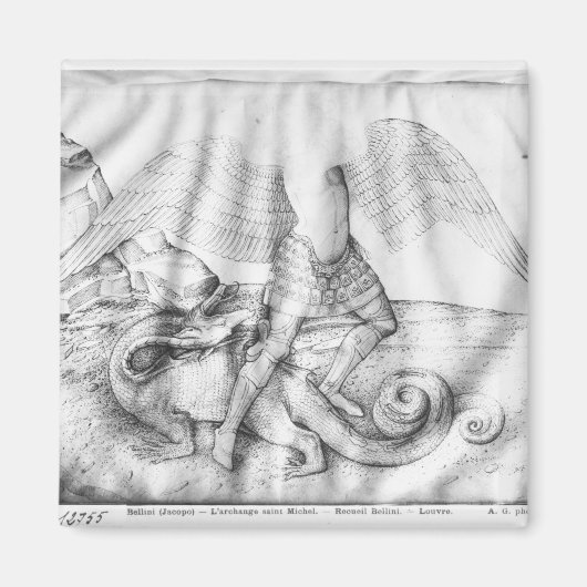 Aartsengel St. Michael, ca.1450 Magneet (Voorkant)