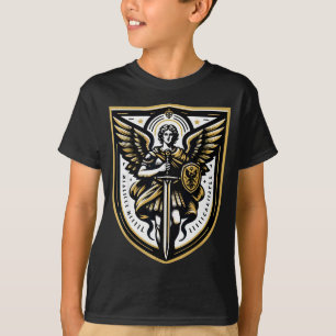 Aartsengel St Michael Christelijk T-shirt