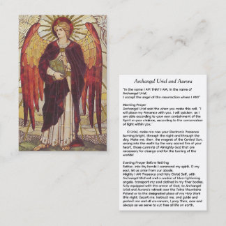 Aartsengel Uriël en Aurora Visitekaartje