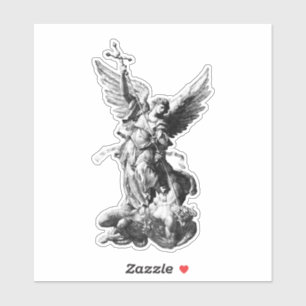 Aartsengel Vechten Lucifer  Art sticker