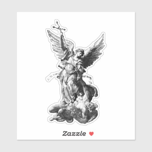 Aartsengel Vechten Lucifer  Art sticker (Vel)