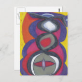 Aartsengel Zadkiel Briefkaart (Voorkant / Achterkant)