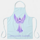 Aartsengel Zadkiel Paarse en Aqua Schort (Voorkant)