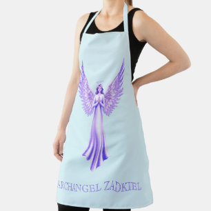 Aartsengel Zadkiel Paarse en Aqua Schort