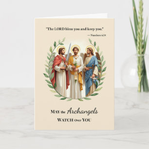 Aartsengelen met Gods Vrede en Zegeningen Kaart