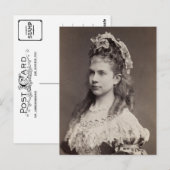 Aartshertogin GISELA van Oostenrijk, dochter Sissi Briefkaart (Voorkant / Achterkant)