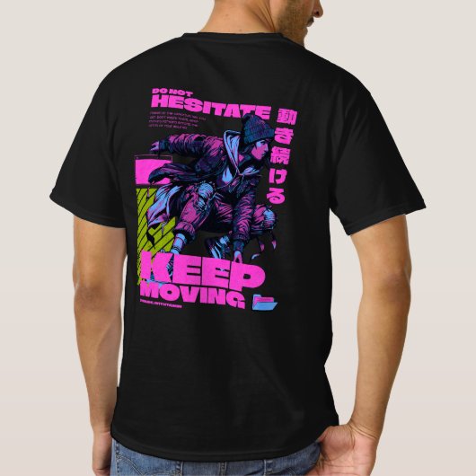 Aarzel niet om een T-shirt te dragen (Achterkant)