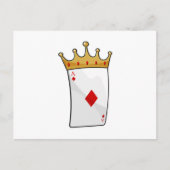 Aas Ruiten met Koningskroon Briefkaart (Voorkant)