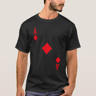Aas van Ruiten Kostuum Halloween kaartspel T-shirt