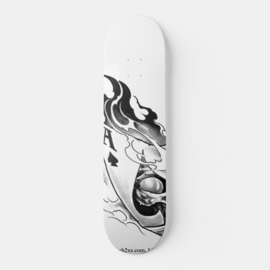 Aas van schoppen skateboard (Voorkant)