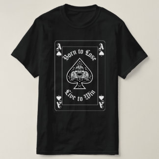 Aas van Schoppen Speelkaart T-shirt
