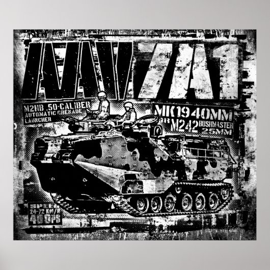 AAV-7A1 Poster Poster (Voorkant)