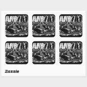 AAV-7A1 Square Sticker Sticker (Vel)