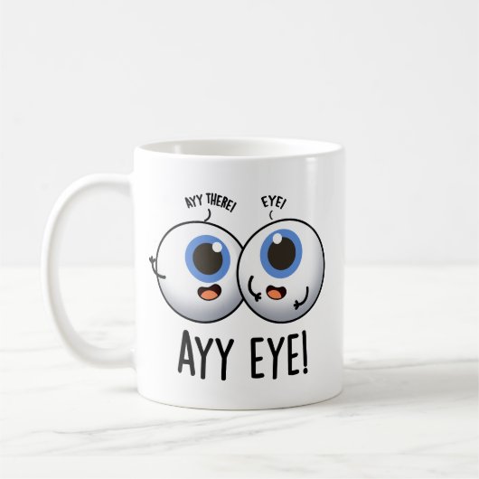 Aay Eye Funny AI Pun Koffiemok (Links)