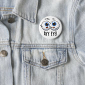Aay Eye Funny AI Pun Ronde Button 5,7 Cm (In situ)
