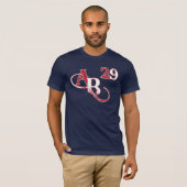 AB29 BC NAVY BLUE T-SHIRT (Voorkant volledig)
