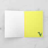 AB carte d'anniversaire de T-Rex (Intérieur)