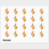 AB- Dancing Duck Cartoon Stickers (Vel)