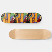 AB- Funny Dachshund Art Skateboard (Horizontaal)