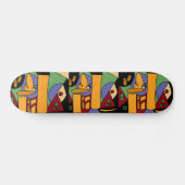 AB- Funny Dachshund Art Skateboard (Horizontaal)
