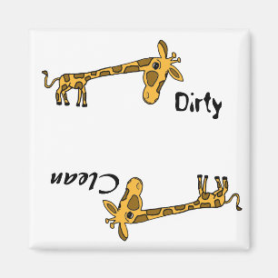 AB- Funny Giraffe Dishwasher Magnet Magneet