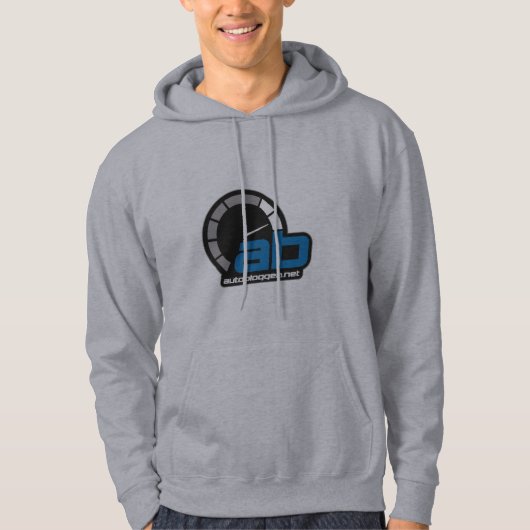 AB Hoodie grå (Voorkant)