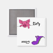 AB- Varken en Dragon Vaatwasser Magneet (Voorkant / Achterkant)