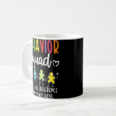 Aba Behavior Squad Applied Behavig Analysis Crew Koffiemok (Voorkant links)