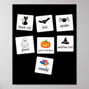 Aba Halloween Speciaal Onderwijs Leraar Gedrag Y Poster