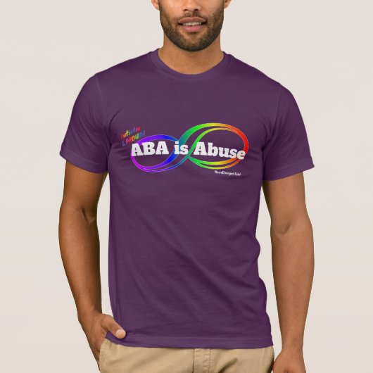 ABA is misbruikt - Neurodivergent Rebel T-Shirt (Voorkant)