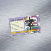 ABA MAG-kaart Magnetisch Visitekaartje (Voorbeeld)