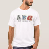 ABA-tekst T-shirt (Voorkant)