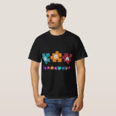 ABA Therapist Educate Behavior Analyst Autism Than T-shirt (Voorkant volledig)