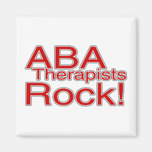 ABA Therapist Rock Magneet