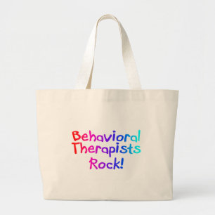 ABA Therapists Rock (Bright) Grote Tote Bag