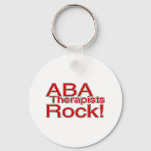ABA Therapists Rock (Red) Sleutelhanger