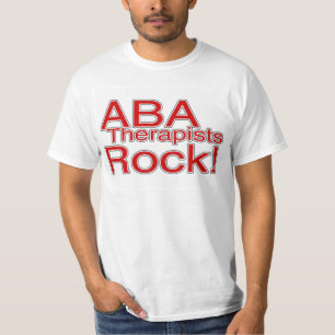 ABA Therapists Rock T-shirt