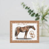 Abaco Barb Briefkaart (Staand voorkant)