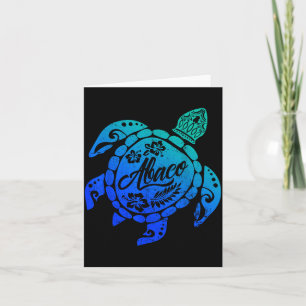 Abaco Tribale Zeeschildpad Bahama's Strandvakantie Kaart