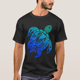 Abaco Tribale Zeeschildpad Bahama's Strandvakantie T-shirt
