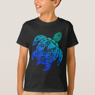 Abaco Tribale Zeeschildpad Bahama's Strandvakantie T-shirt