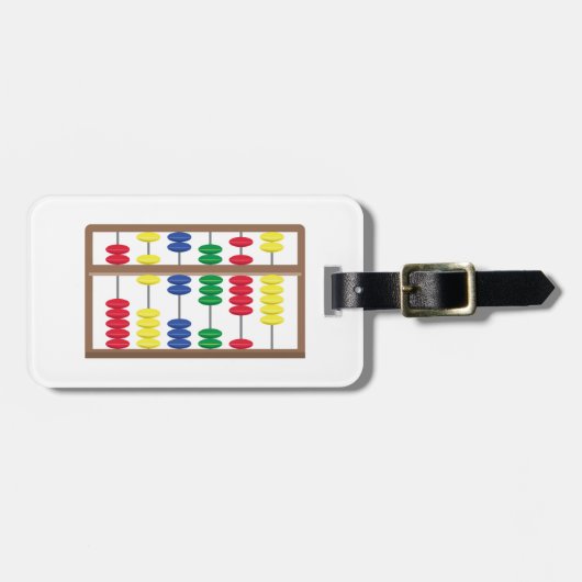 Abacus Bagagelabel (Voorkant horizontaal)