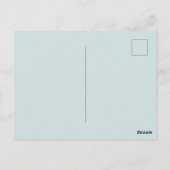 Abacus verjaardagstaart met kaarsen briefkaart (Achterkant)